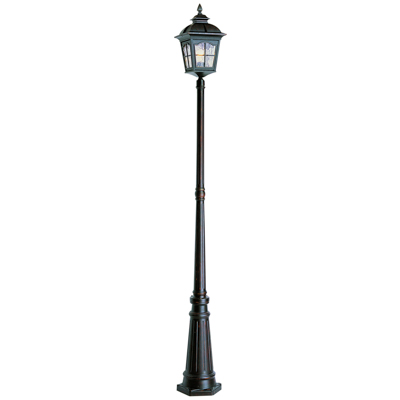 Trans Globe Lighting 5423 AR 1 Light Pole Lantern in Antique Rust